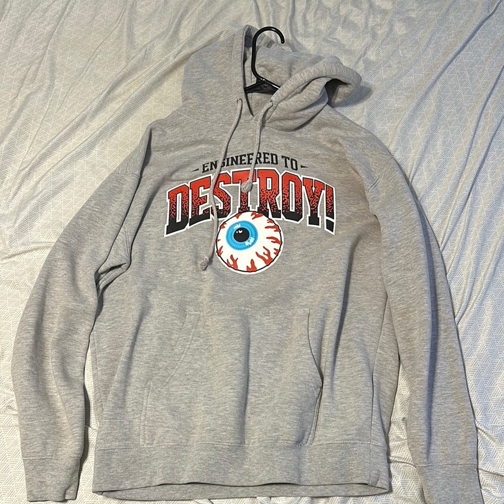 Gray Graphic Hoodie